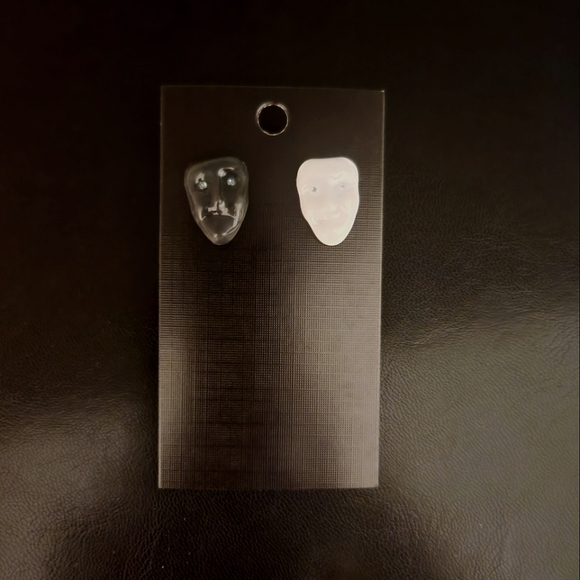 Earrings "Comedy&Tragedy" NEW - Picture 3 of 3